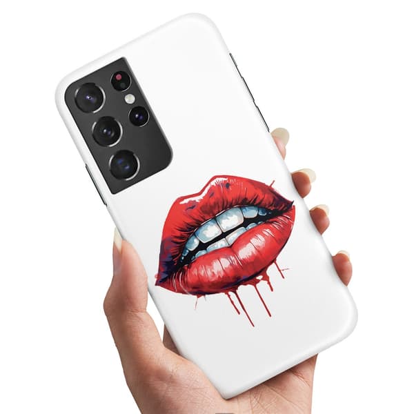 Samsung Galaxy S21 Ultra - Skal/Mobilskal Lips