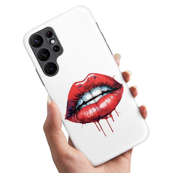 Samsung Galaxy S23 Ultra - Cover/Mobilcover Lips