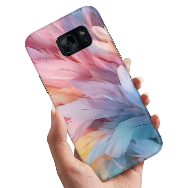 Samsung Galaxy S7 Edge - Kuoret/Suojakuori Feathers