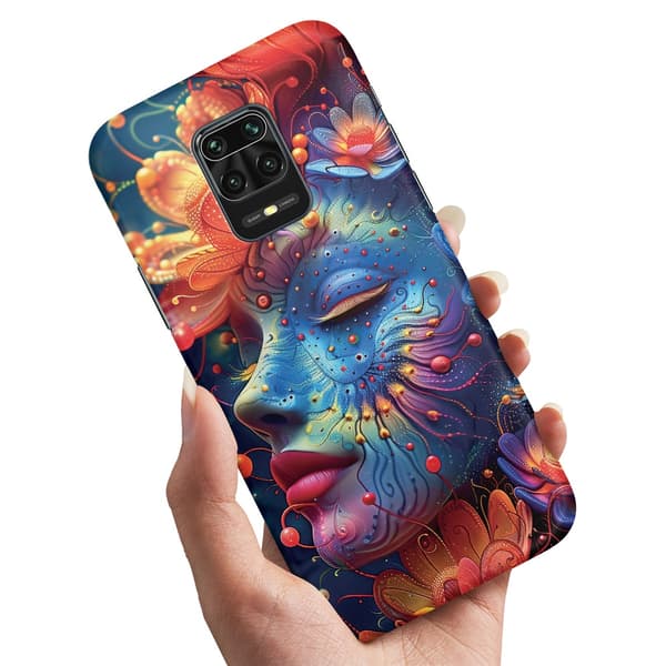 Xiaomi Redmi Note 9 Pro - Cover/Mobilcover Psychedelic