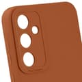 Miniatyrbild 2 av 4: Fodral till Samsung Galaxy A55 5G - AVIZAR - Soft Touch Matte Silikon - Brun - Förstärkt kamerakantskydd