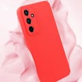 Miniatyrbild 4 av 4: Fodral till Samsung Galaxy A55 5G Silikon Matt Soft Touch Red