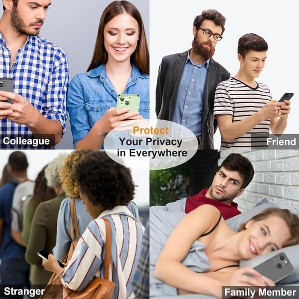 2 kpl iPhone 14 Plus Privacy Näytönsuoja Privacy näytönsuoja