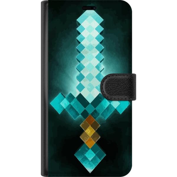 Apple iPhone SE (2020) Lompakkokotelo Minecraft miekka