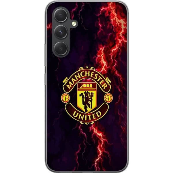 Samsung Galaxy S24+ Gennemsigtig cover Manchester United