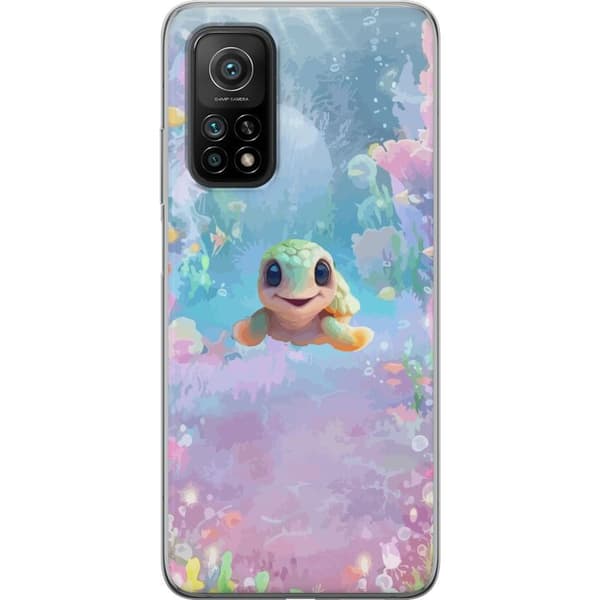 Xiaomi Mi 10T Pro 5G Läpinäkyvä kuori kilpikonna