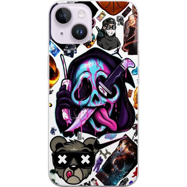 Apple iPhone 15 Plus Läpinäkyvä kuori Stickers