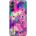 Pikkukuva 1 / 3: Samsung Galaxy A15 5G Läpinäkyvä kuori  Kissantassulla sydämmet