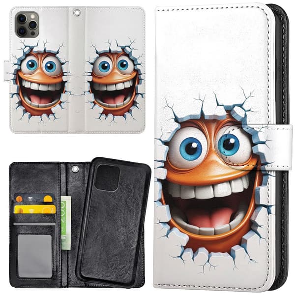 iPhone 11 Pro - Lommebok Deksel Emoji