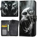 Miniatyrbilde 1 av 2: iPhone 15 - Lommebok Deksel Skull