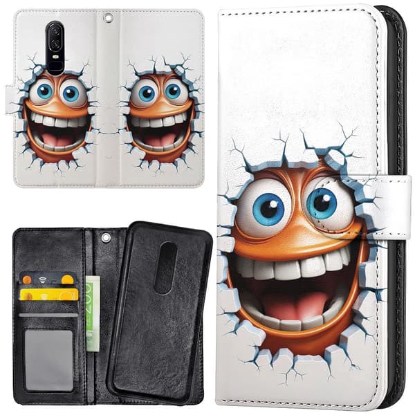 OnePlus 7 - Lommebok Deksel Emoji