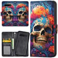 Miniatyrbilde 1 av 2: Samsung Galaxy S10 - Lommebok Deksel Skull