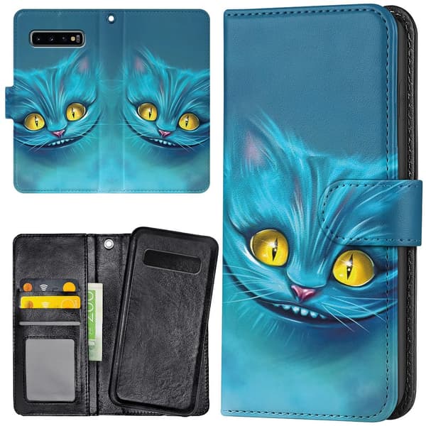 Samsung Galaxy S10 - Lompakkokotelo/Kuoret Cat