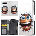 Miniatyrbilde 1 av 2: Samsung Galaxy S10 Plus - Lommebok Deksel Emoji