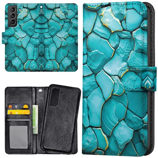 Samsung Galaxy S21 Plus - Plånboksfodral/Skal Stones