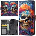Miniatyrbilde 1 av 2: Samsung Galaxy S21 Ultra - Lommebok Deksel Skull