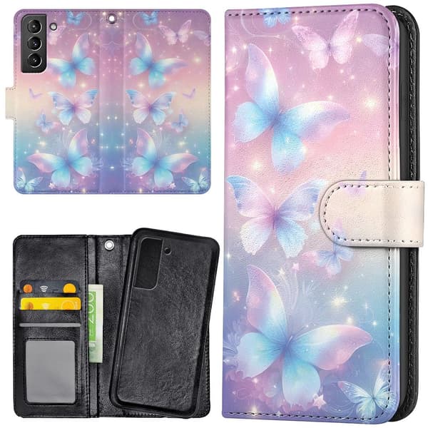 Samsung Galaxy S22 - Lompakkokotelo/Kuoret Butterflies