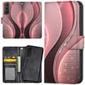 Miniatyrbillede 1 af 2: Samsung Galaxy S22 - Mobilcover/Etui Cover Abstract