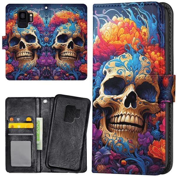 Samsung Galaxy S9 - Mobilcover/Etui Cover Skull