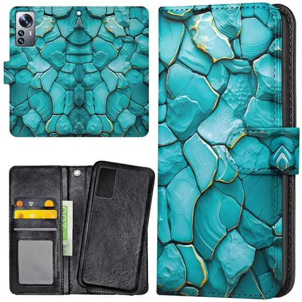 Xiaomi 12 - Lommebok Deksel Stones