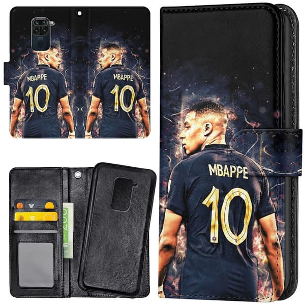 Xiaomi Redmi Note 9 - Lompakkokotelo/Kuoret Mbappe