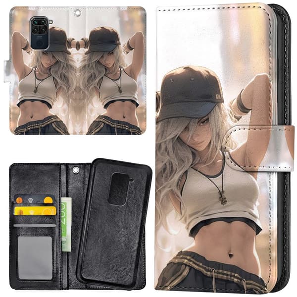 Xiaomi Redmi Note 9 - Mobilcover/Etui Cover Street Style