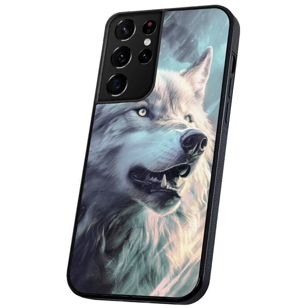 Samsung Galaxy S21 Ultra - Cover/Mobilcover Wolf