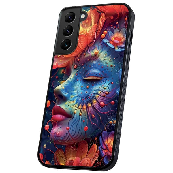 Samsung Galaxy S22 - Cover/Mobilcover Psychedelic