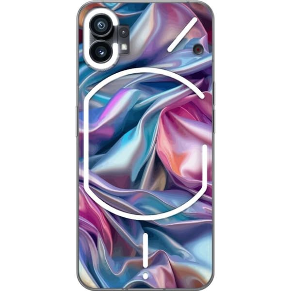 Nothing Phone (1) Gennemsigtig cover Skinnende silke
