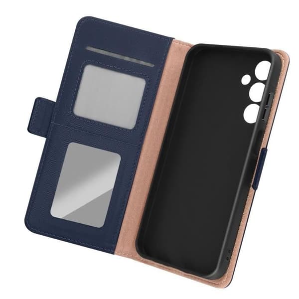 Ljusblått plånboksfodral till Samsung Galaxy A25 5G - AVIZAR - Halvstyvt - Flik