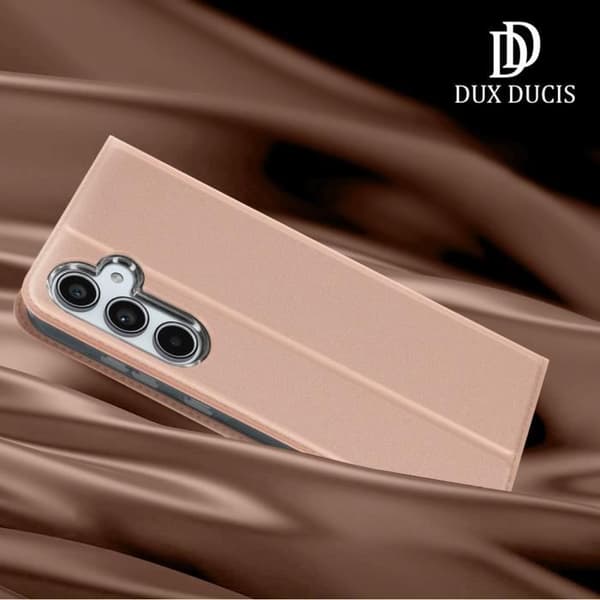 Fodral till Samsung Galaxy A55 5G - DUX DUCIS - Rosa - Vändkortshållare Videosupport