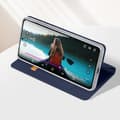 Miniatyrbild 3 av 4: Etui för Samsung Galaxy A55 5G - DUX DUCIS - Klapplås med kortficka och videostöd - Blå