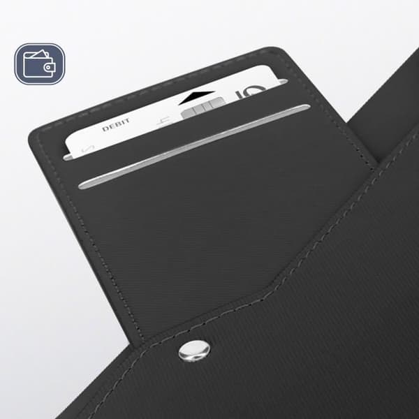 Fodral till Samsung Galaxy A25 5G Plånbok Svart