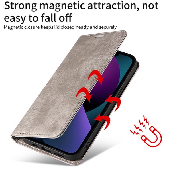 Magnetisk lædercover til Google Pixel 8 Pro