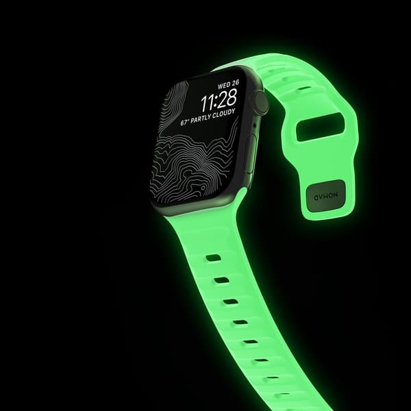 NOMAD Apple Watch 38/40/41/42mm Armband Sport Band Glow 2.0