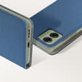 Miniatyrbild 4 av 4: Fodral för Motorola Moto G24 Granulated Effect Card Holder Video Support Blå