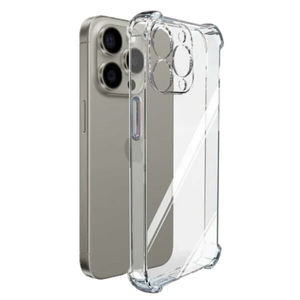 iPhone 15 Extra Stötsäkert Skal Genomskinlig