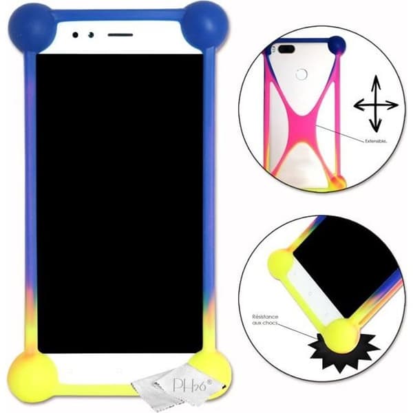 Coque bumper - PH26® - TEENO S12 - Multikolor - Stötsäker - Mjuk silikon