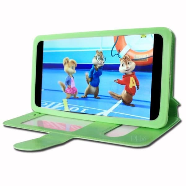 Etui Housse Folio - Asus - ZenFone Max Pro (M1) - Ekologisk läder - Grön - Extra tunn