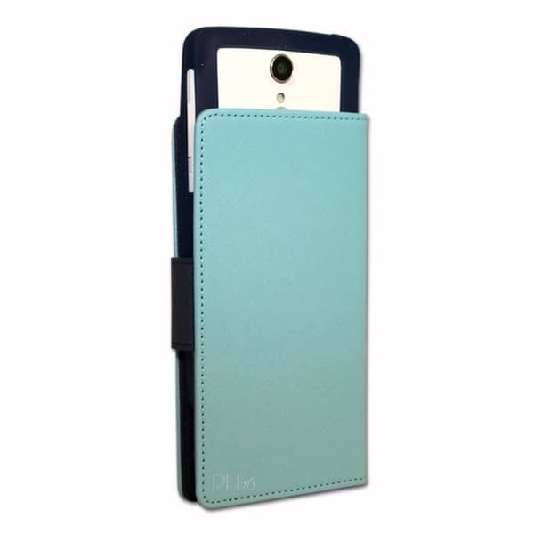 Samsung Galaxy A5 (2017) Sky blue textured läder foliofodral med korthållare från PH26®