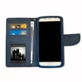 Miniatyrbild 2 av 4: Samsung Galaxy A5 (2017) Sky blue textured läder foliofodral med korthållare från PH26®