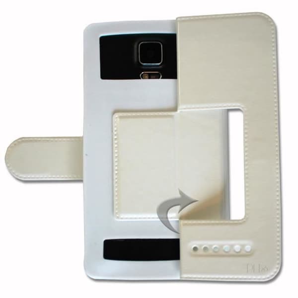 Vit Folio Cover-fodral för HTC Desire 816 By Ph26®