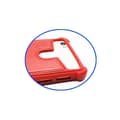 Miniatyrbild 4 av 4: Sony Xperia L1 Bakcover i röd konstläder med silikon gel anti-chockkanter av PH26®