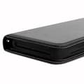 Miniatyrbild 4 av 4: Foliofodral för Oppo AX5s plånboksformat i ekoläder - dubbel invändig flikkorthållare magnetisk stängning - SVART