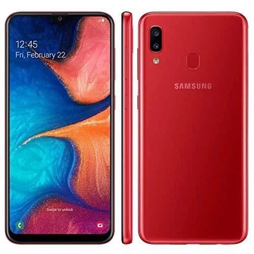 Skal för Samsung Galaxy A20 - PH26® - Extra Slim - Ekologisk Läder - Magnetisk Stängning - Svart