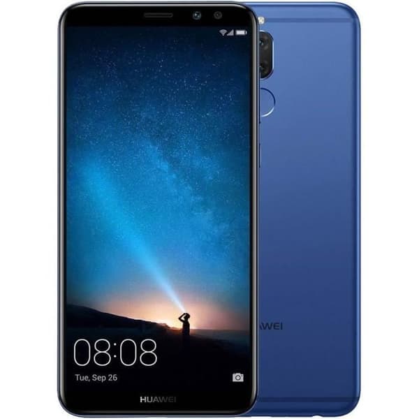 Fodral till Huawei Mate 10 Lite Extra Slim X2 Windows i ekologiskt kvalitetsläder med magnetisk stängning och synliga sömmar -