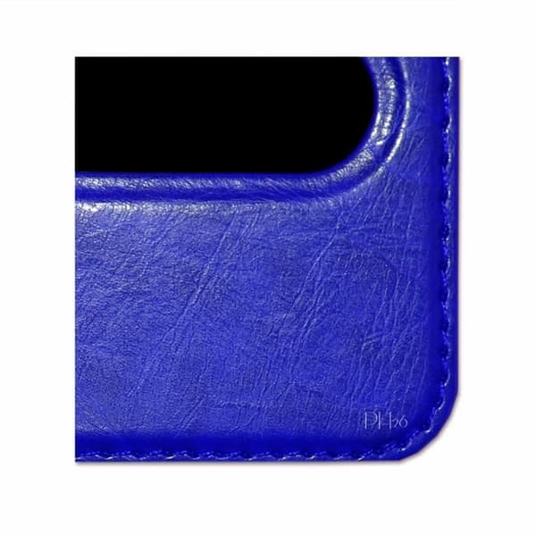 Fodral för Samsung Galaxy A20e - PH26® - Extra Slim - Ekoleder - Magnetstängning - Blå