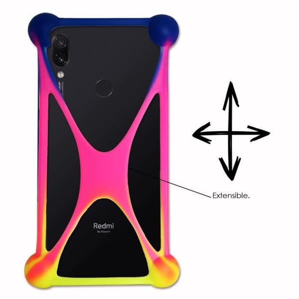 Coque bumper - Xiaomi - Redmi Note 7 - Stötsäker - Flerfärgad - Silikon