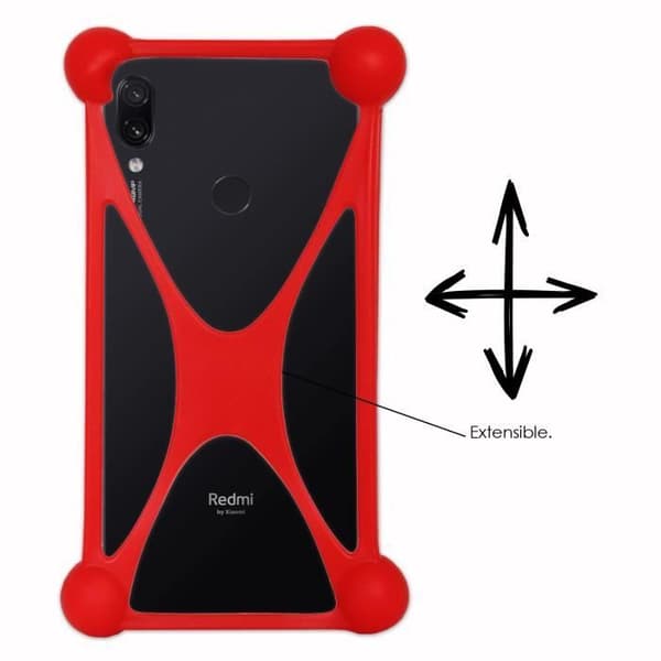 Coque bumper - Xiaomi - Redmi Note 7 - Röd - Stötsäker - Mjuk silikon