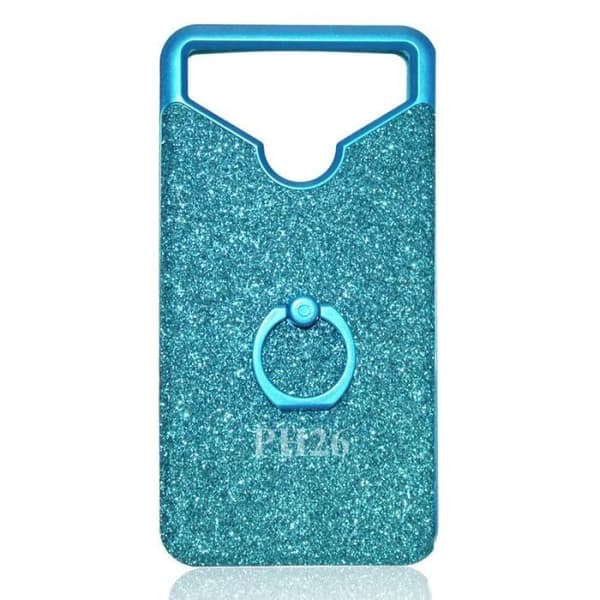 Sony Xperia XA1 Plus Dual Blue bakstycke med diamant strasseffekt och anti-chock silikongelkonturer med selfiering